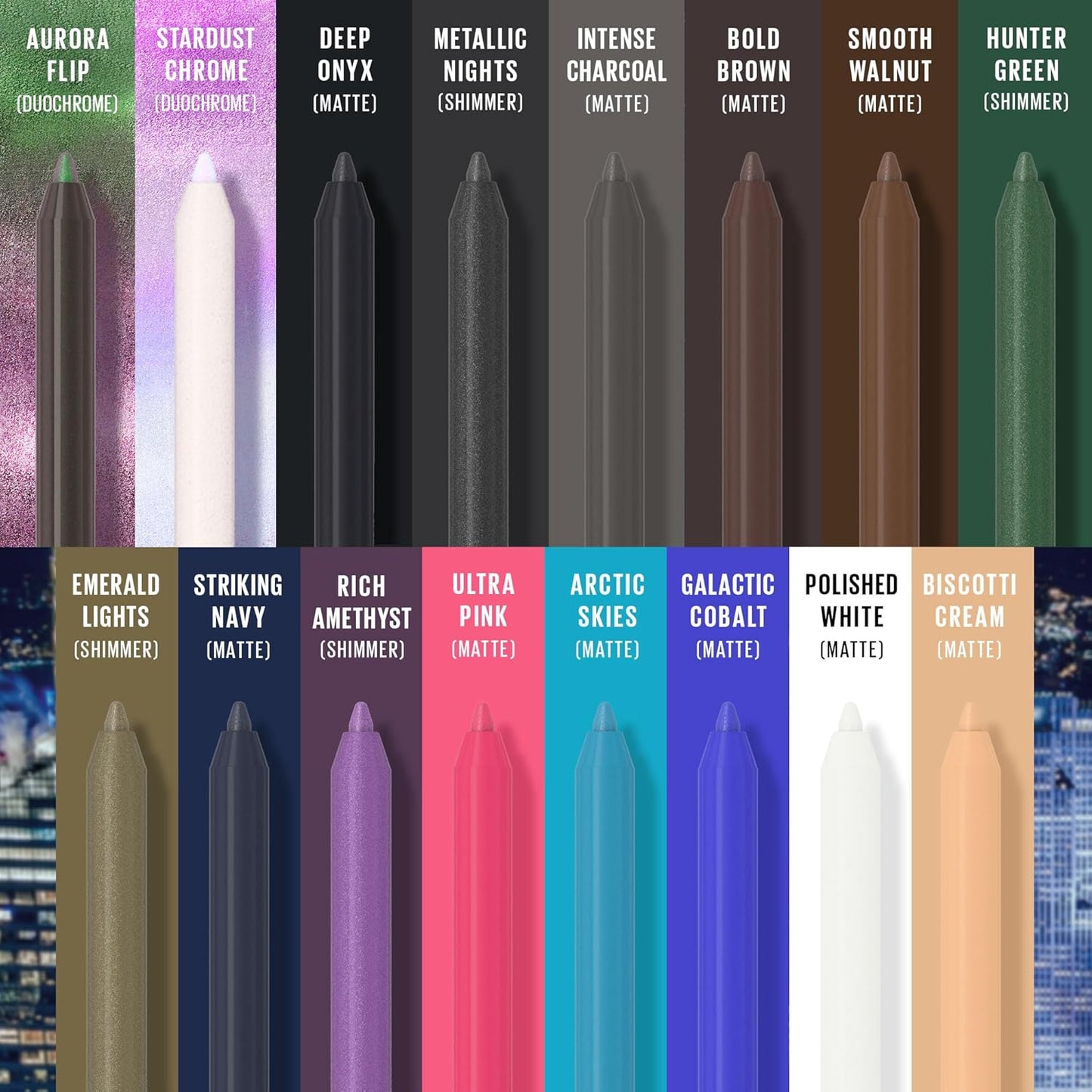 Tattoostudio Long-Lasting Sharpenable Eyeliner Pencil, Glide on Smooth Gel Pigments with 36 Hour Wear, Waterproof, Polished White, 1 Count