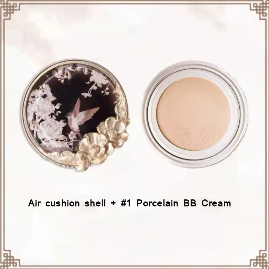 Flower Knows Air Cushion BB CC Cream Water Softening Oil-Control Makeup Base Foundation Light and Evenly Concealer