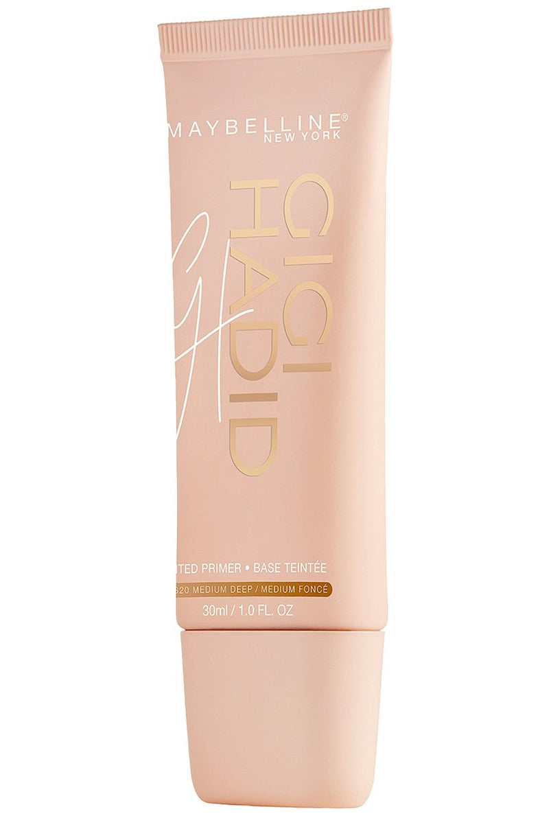 New York Gigi Hadid Tinted Primer, Medium Deep, 1 Ounce