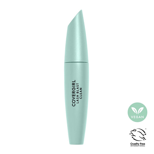 Lash Blast Clean Volume Mascara, Vegan Formula, Volumizing, Smudge-Proof, Cruelty Free, Very Black, 1 Count