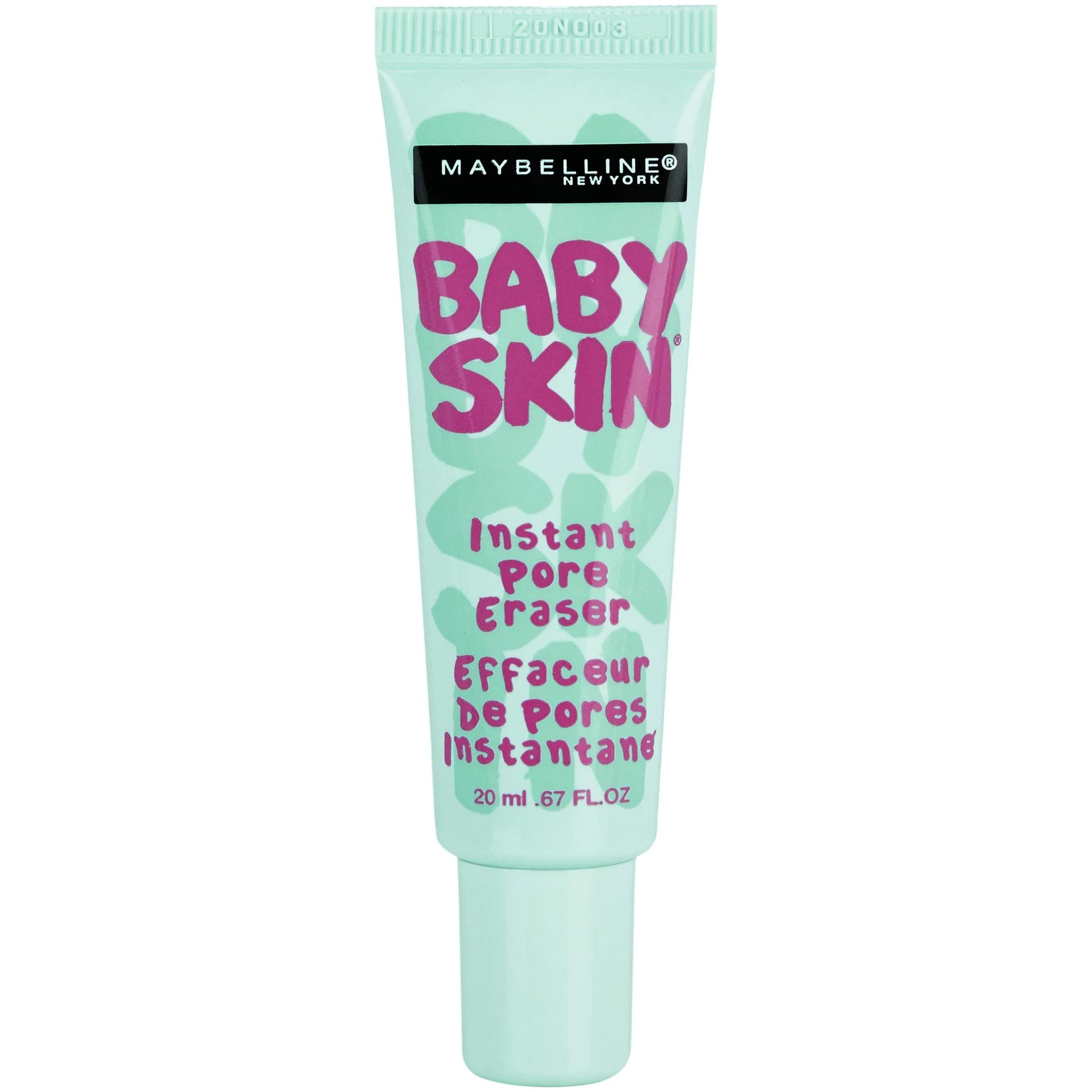 (2 Pack)  Baby Skin Instant Pore Eraser Primer, Clear, 0.67 Fl Oz