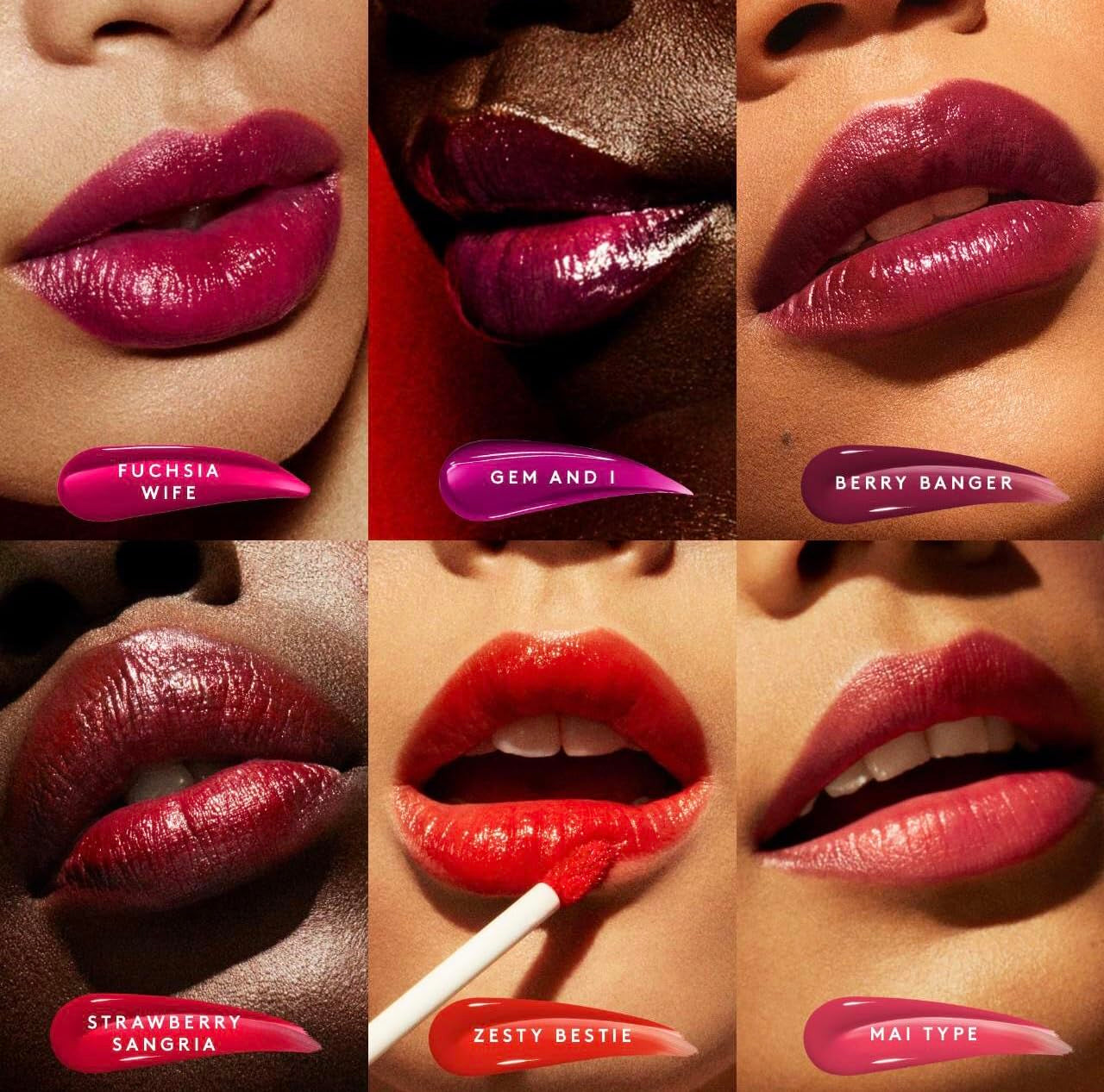 by Rihanna Poutsicle Hydrating Lip Stain Strawberry Sangria