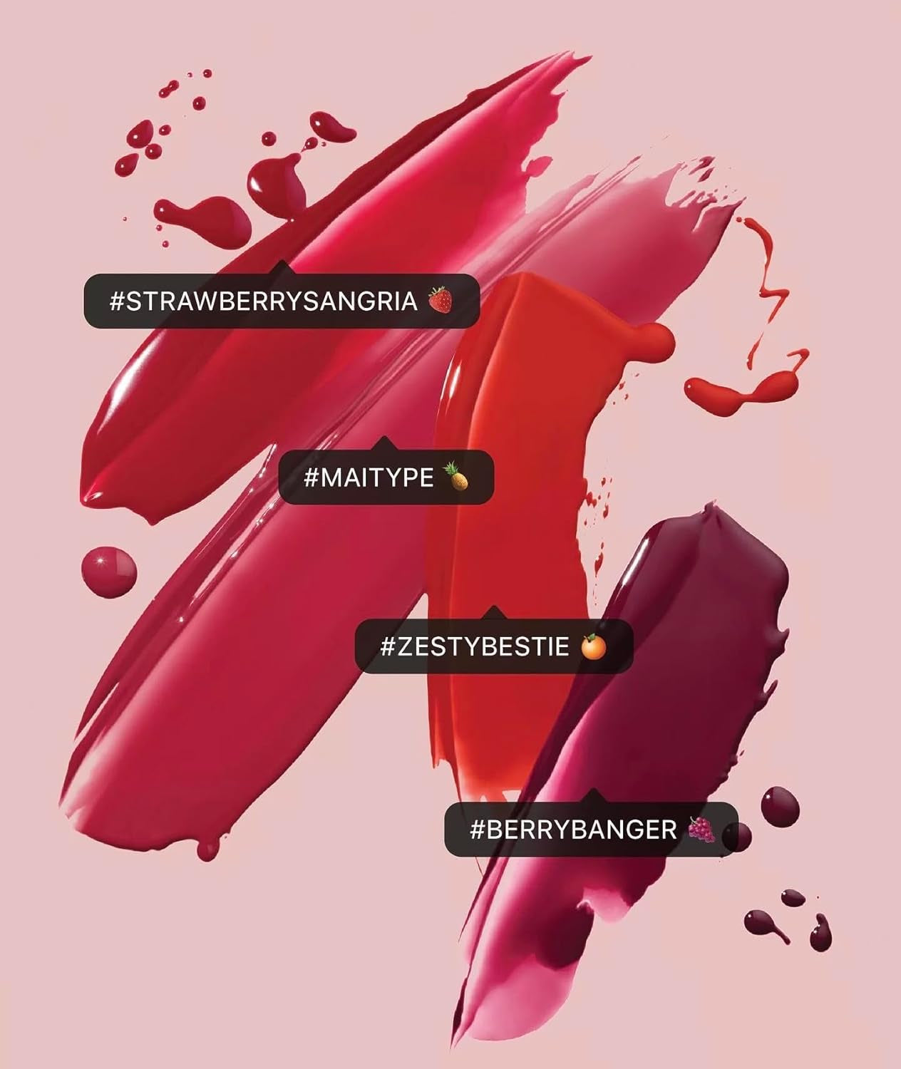 by Rihanna Poutsicle Hydrating Lip Stain Strawberry Sangria