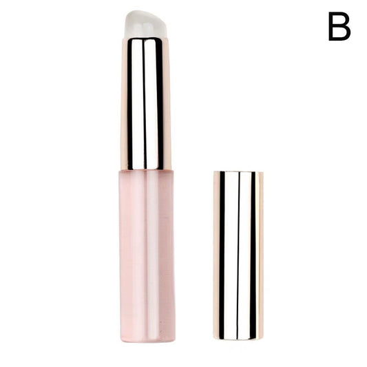 Silicone Lip Brush Angled Concealer Makeup Brush Tool Portable round Head like Fingertips Q Soft Lipstick Brush Concealer Brush