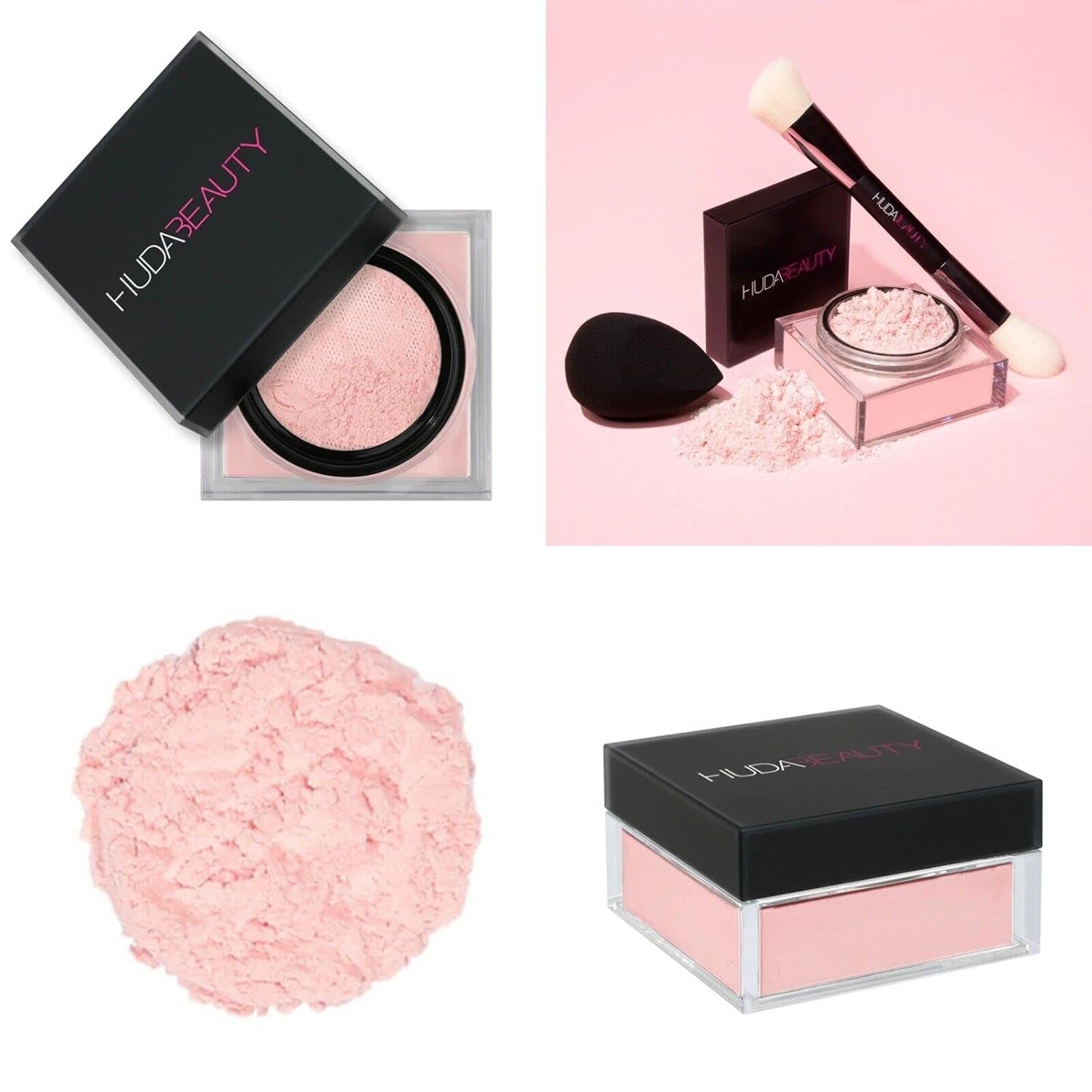 BEAUTY Easy Bake Loose Baking & Setting Powder Full Size - CHERRY BLOSSOM (Sheer Soft Pink)