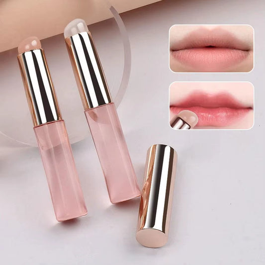 Silicone Lip Brush Angled Concealer Makeup Brush Tool Portable round Head like Fingertips Q Soft Lipstick Brush Concealer Brush