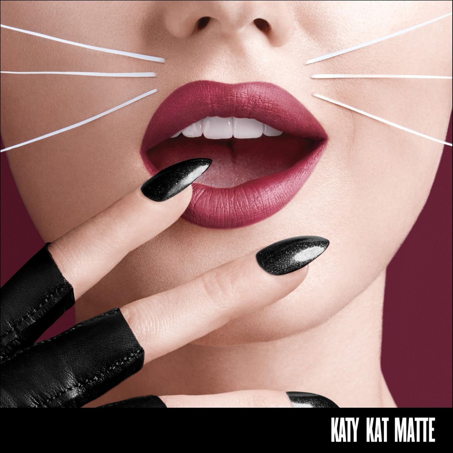 Katy Kat Matte Lipstick Created by Katy Perry Maroon Meow, .12 Oz (Packaging May Vary)