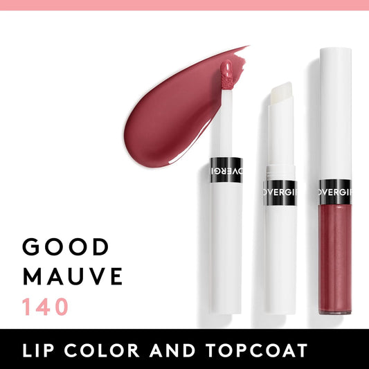 Outlast All-Day Lip Color with Moisturizing Topcoat, New Neutrals Shade Collection, Good Mauve, Pack of 1