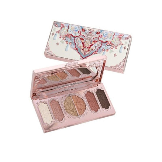 Flower Knows Midsummer Fairytales Five-Color Pressed Eyeshadow - Glitter Eyeshadow (C01)