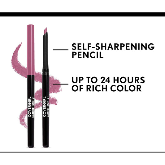 - Exhibitionist All-Day Lip Liner, Retractable Tip, Easy Application, Smudge, Transfer, Mask - Proof, 100% Cruelty-Free