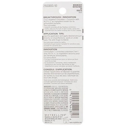 New York Super Stay Better Skin Concealer, Medium/Deep