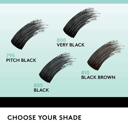Lash Blast Clean Volume Mascara, Vegan Formula, Volumizing, Smudge-Proof, Cruelty Free, Very Black, 1 Count